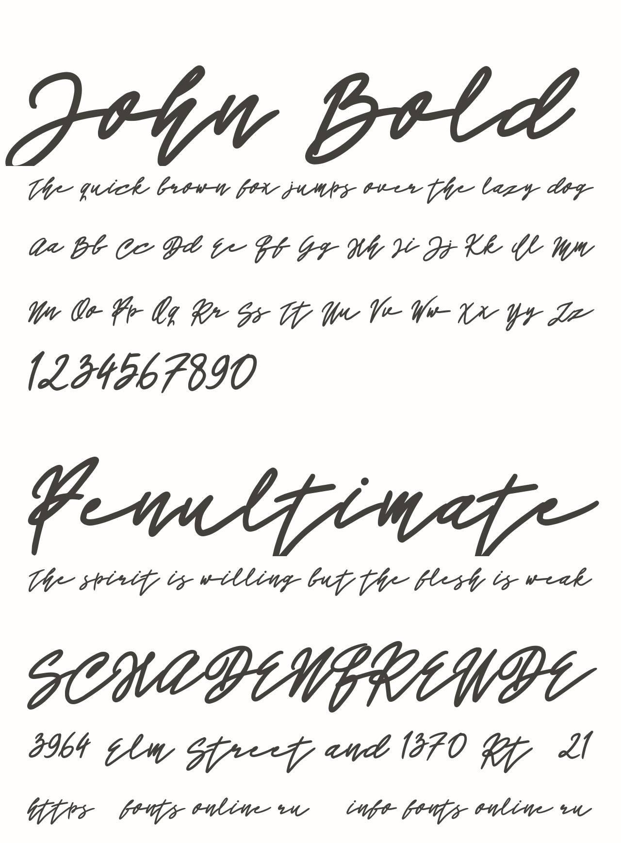 John Bold Free Font Download